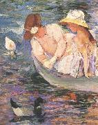 Mary Cassatt Summertime painting